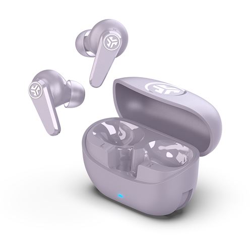jlab Go Pods True Wireless - Bluetooth-Kopfhörer mit Active Noise Cancelling - Lila