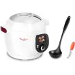 Cookéo Moulinex YY4406 avec louche et épluche légumes 1600 W Blanc