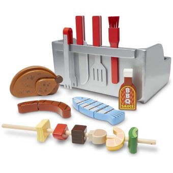 Kit de barbecue et Rôtisserie en bois Melissa et Doug
