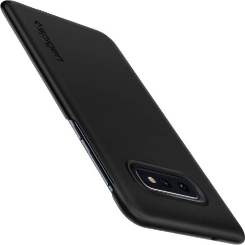 Spigen Thin Fit Series - Achterzijde behuizing voor mobiele telefoon - polycarbonaat - zwart - voor Samsung Galaxy S10e