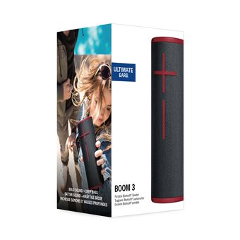 Enceinte Bluetooth Ultimate Ears BOOM 3 - Étanche, Flottante, Son 360°, Autonomie 15h - Gris