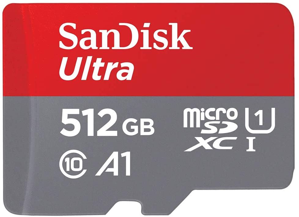 Carte mémoire Micro SD 512 Go, carte TF 512 Go avec un adaptateur de carte  SD gratuit 512 Go carte mémoire Micro SD vitesse rapide pour appareil