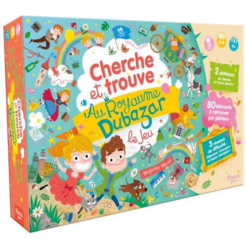 Jeu De Société Auzou Cherche Et Trouve Au Royaume Dubazar