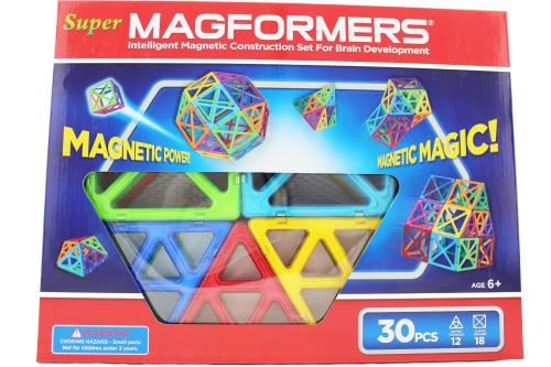 Magformers Inspire – 30 Pièces – Jeu De Construction Magnétique Éducatif Et Créatif – Dès 3 Ans – Formes Géométriques Aux Couleurs Vives