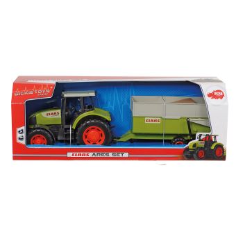 Smoby Dickie - Tracteur CLAAS 57 Cm - Benne Basculante - Jouet Enfant Dès 3 Ans - Jeu D'Imitacion Agricole
