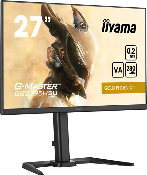 Ecran PC Gaming Iiyama G-Master GB2795HSU-B1 Gold Phoenix™ 27