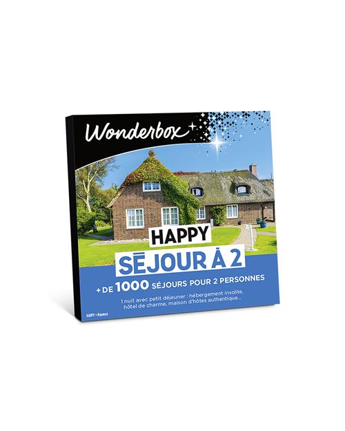Coffret cadeau Wonderbox Happy Séjour à 2