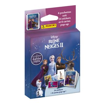 Blister de 6 pochettes Panini Frozen II Crystal