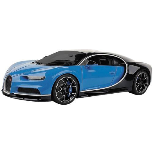  Bleu Bugatti Chiron R/C Modèle véhicule pour enfants  24 radio télécommandé jouet de voiture Rastar Bugatti Chiron RC de voiture Echelle 1  