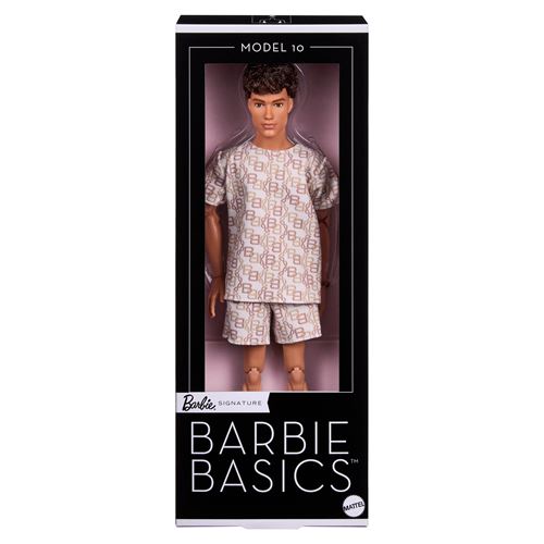 BARBIE Poup&eacute;e - Ken Basics Jjx29 - Tenue Short - Socle Inclus - Style Casual