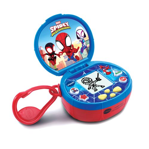 Jeu Électronique Vtech Spidey Console Magi’Pocket – Mini Console Portable, 4 Jeux Interactifs