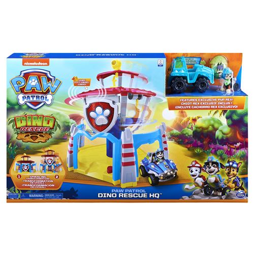 Playset Quartier Général Paw Patrol Dino Rescue Pat’Patrouille