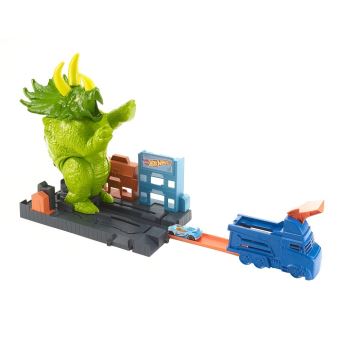 Circuit voitures Hot Wheels Attaque du Triceratops