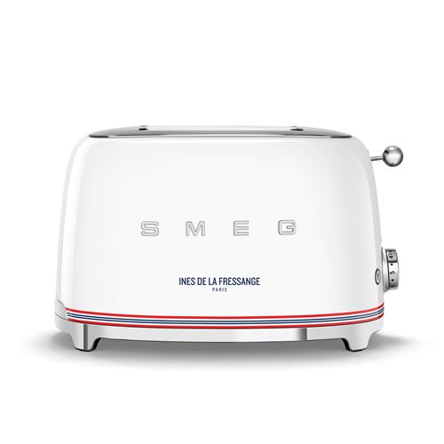 Grille-Pain Smeg Tsf01Idfeu Ines De La Fressange 2 Tranches Blanc