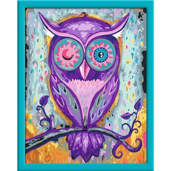 Peinture au numéro Ravensburger Creart Format Grand Hibou rêveur