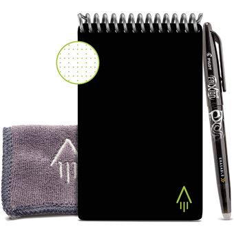 Carnet Connecté Réutilisable à l'infini Rocketbook Core Mini Noir 8.9 cm x 14 cm A6