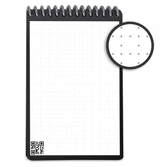 Carnet Connecté Réutilisable à l'infini Rocketbook Core Mini Noir 8.9 cm x 14 cm A6