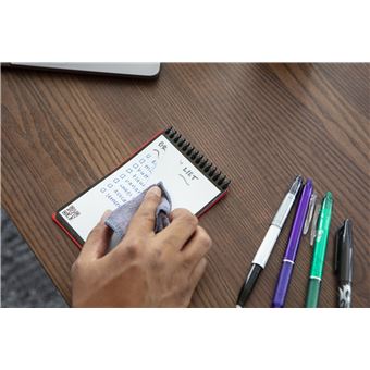 Carnet Connecté Réutilisable à l'infini Rocketbook Core Mini Noir 8.9 cm x 14 cm A6