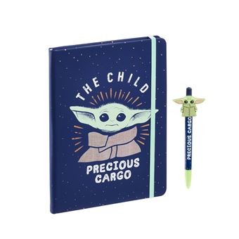 Carnet et stylo Funko Star Wars The Mandalorian The Child Precious Cargo