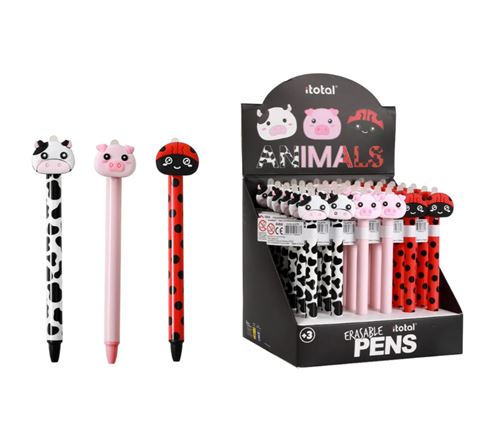 Stylo à bille effaçable Itotal Animals Modèle aléatoire