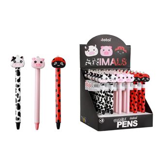 Stylo à bille effaçable Itotal Animals Modèle aléatoire