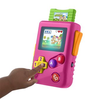 Jeu d'éveil Mattel Fisher-Price Première Console de Jeu Rose