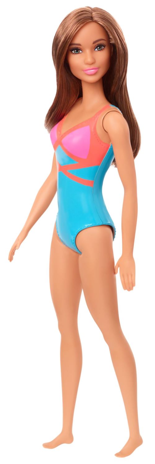 Mattel Barbie Plage Maillot Bleu