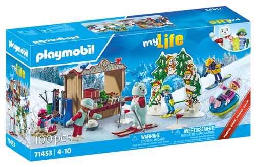 Playmobil My Life 71453 Vacanciers Et Sports D'Hiver