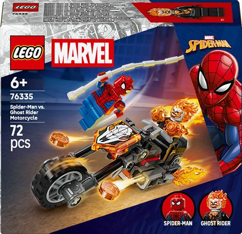 LEGO Marvel Spider-Man et sa moto contre Ghost Rider 76335 - vue 7