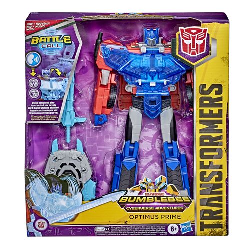 Figurine Transformers Bumblebee Cyberverse Optimus Prime