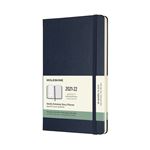 Agenda scolaire semainier Moleskine Couverture rigide 2021-2022 Bleu