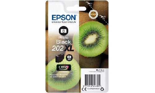 Cartouche d'encre Epson Kiwi 202 Noire Photo XL