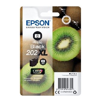 Cartouche d'encre Epson Kiwi 202 Noire Photo XL
