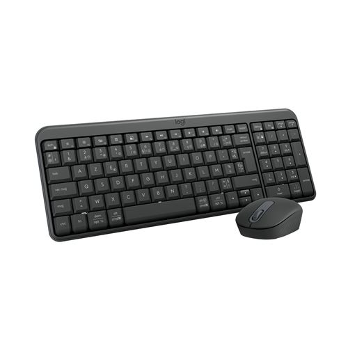 Ensemble clavier Azerty et souris sans fil Logitech MK250 Graphite