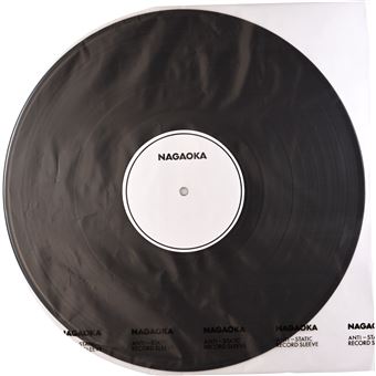 Accessoire platine vinyle Nagaoka Pochettes de protection antistatiques  RS-LP2 pour disques vinyles - (50 pcs) - Accessoire platine vinyle