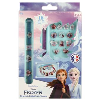 Jeu d'imitation Taldec La Reine des Neiges 2 Bracelets pailletés et charms