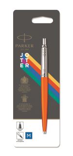 PARKER Jotter Originals Stylo bille, orange, pointe moyenne, sous blister