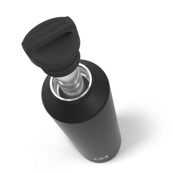 Bouteille isotherme Monbento Steel noir Onyx
