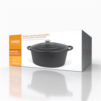 Cocotte fonte noire 34 cm 