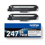 Pack de 2 toners Brother TN247 Noir