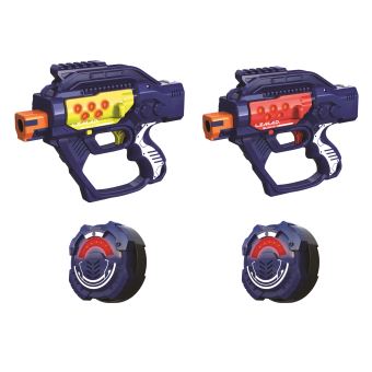 Pack de 2 blasters Silverlit Lazer Mad Extreme Battle OPS X