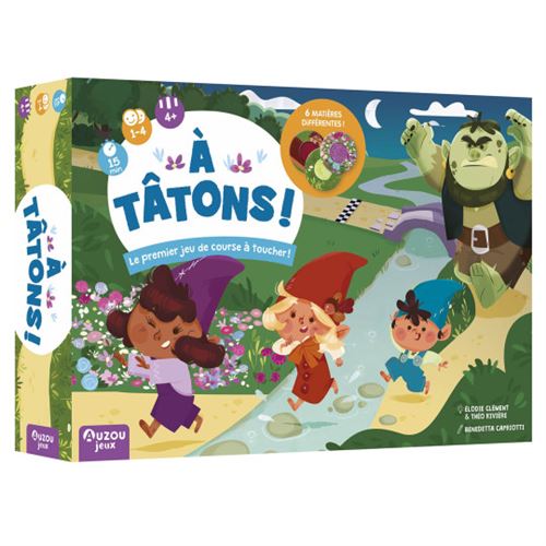 Jeu classique Auzou À Tâtons! Le premier jeu de course à toucher