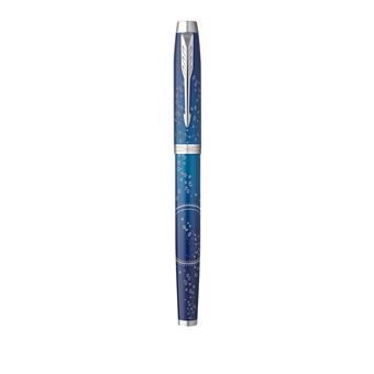 PARKER IM Premium Submerge, Stylo roller, Dégradé de bleu, recharge noire pointe fine, Coffret cadeau