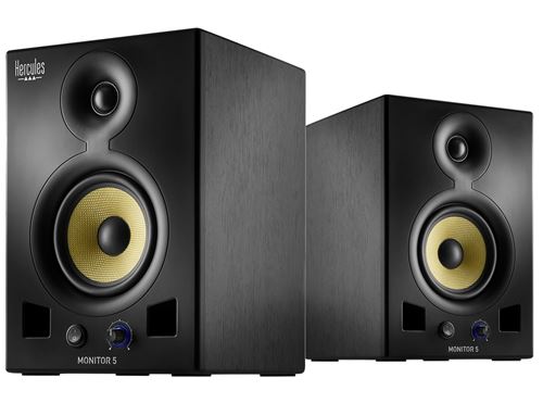 Paire d enceintes Hercules Monitor 5 160 Watts Noir