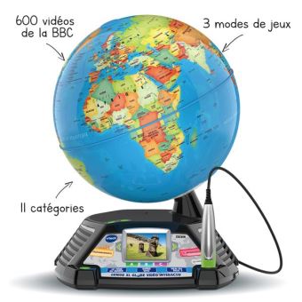 Jeu scientifique Vtech Genius XL Globe vidéo intéractif