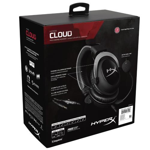 Casque micro Pro Gaming HyperX Cloud Silver - Casque PC - Achat & prix