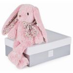 Animal en peluche Doudou et Compagnie Copains Câlins Lapin Rose 40 cm