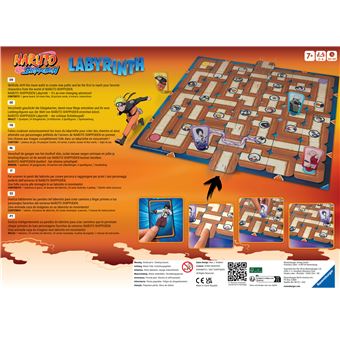 Jeu de stratégie Ravensburger Naruto Labyrinth