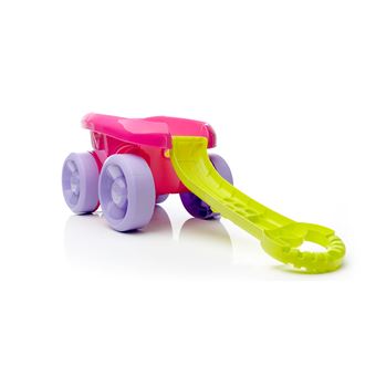 Mega bloks pull along wagon pink online