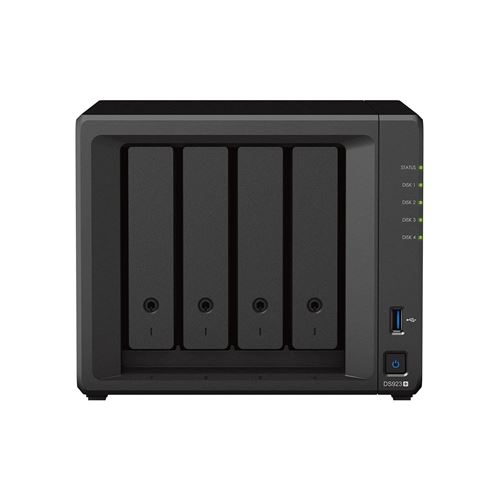 Serveur Nas Synology Diskstation Ds923+ 4 Baies 4 Go Noir